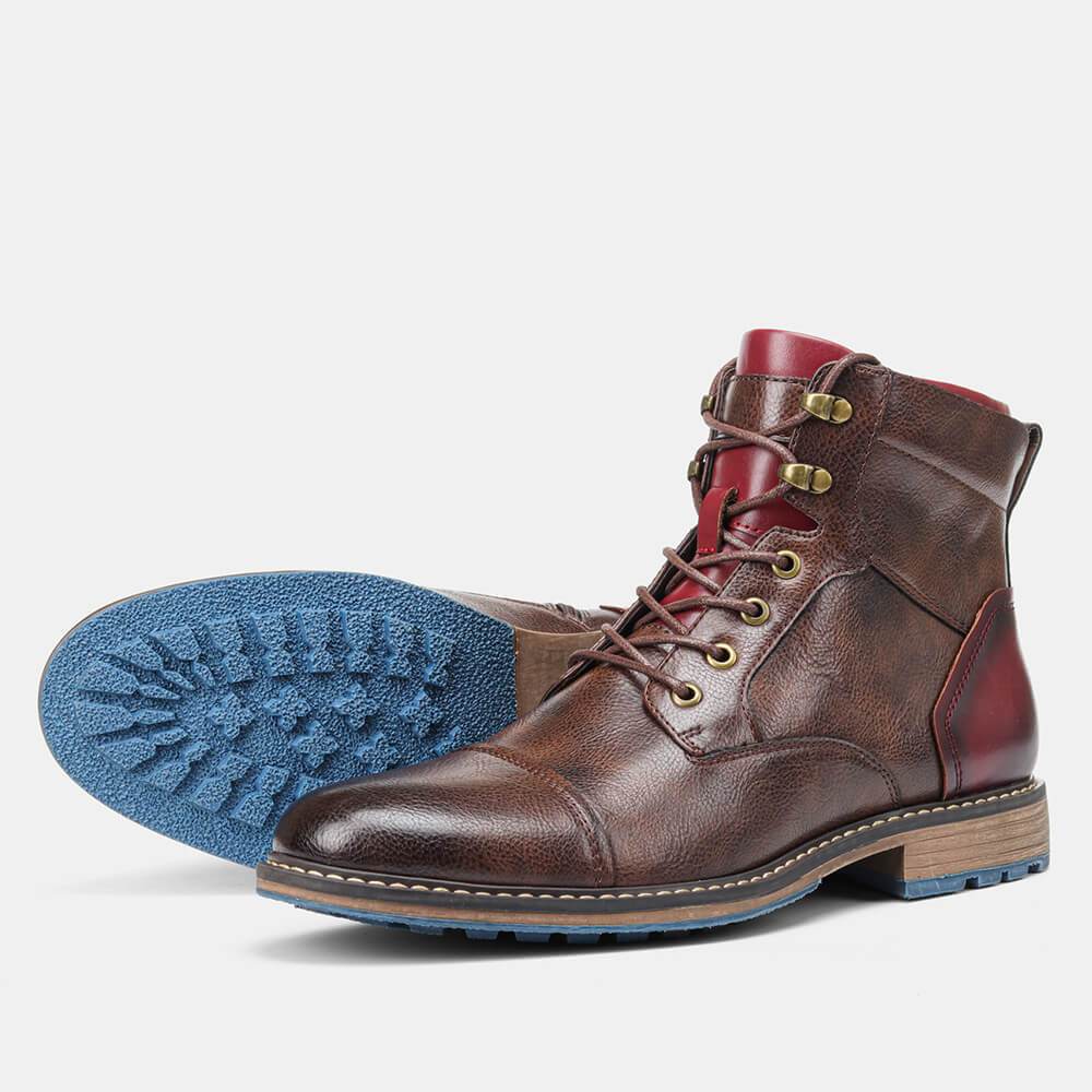Heidi-Mode | Klassische Oxford Lederstiefel für Herren - Image 8