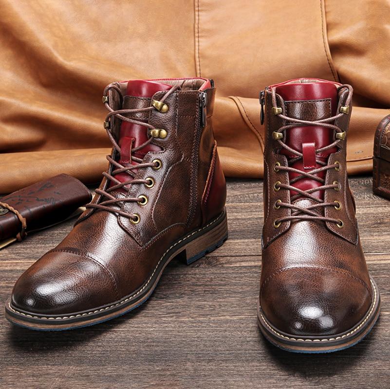 Heidi-Mode | Klassische Oxford Lederstiefel für Herren - Image 9