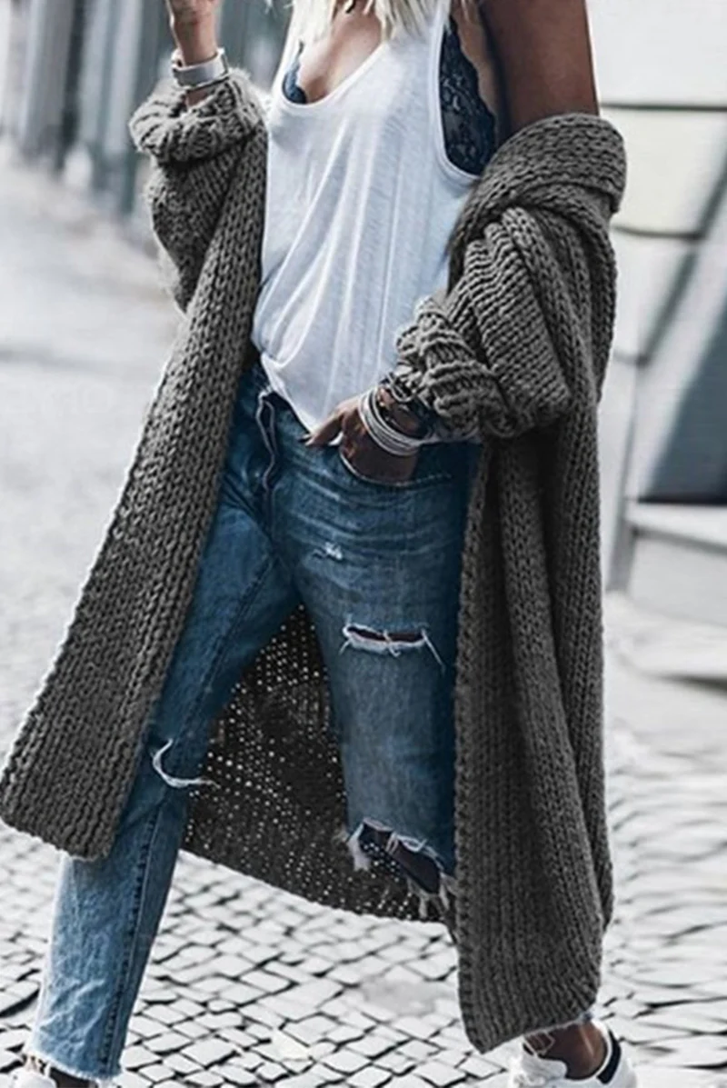 Heidi-Mode | Klassische und Bequeme Allgemeine Strickjacke - Image 2