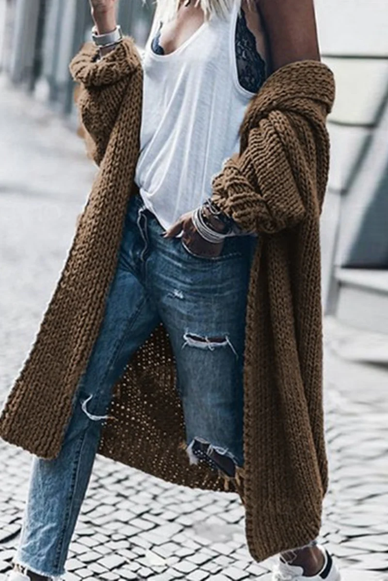 Heidi-Mode | Klassische und Bequeme Allgemeine Strickjacke - Image 4
