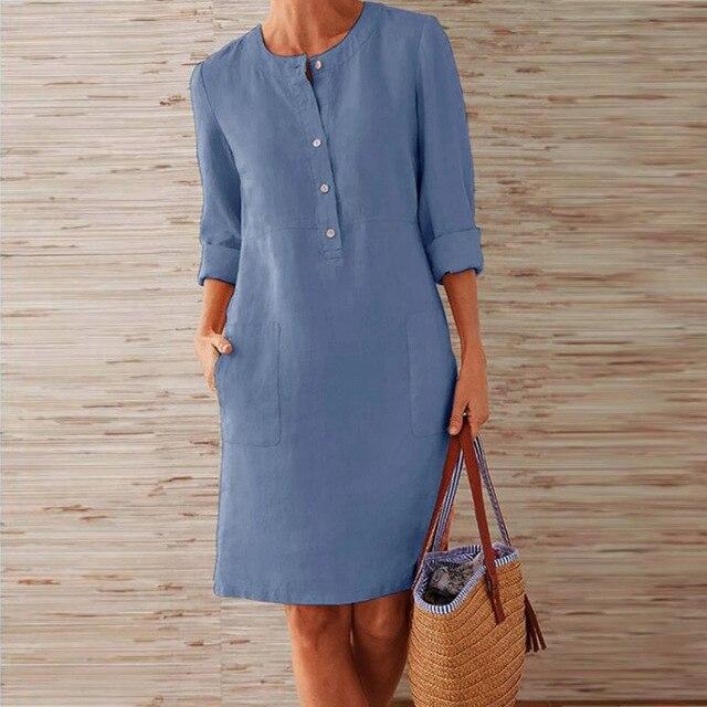 Heidi-Mode | Kleid Aus Midi-Länge für Frauen - Image 7