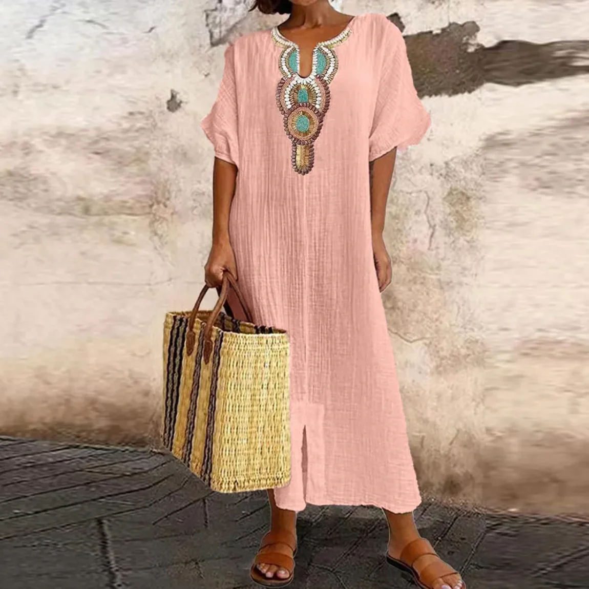 Heidi-Mode | Kleid Elegantes Langes Greek Kleid Boho Kleid für Frauen - Image 2