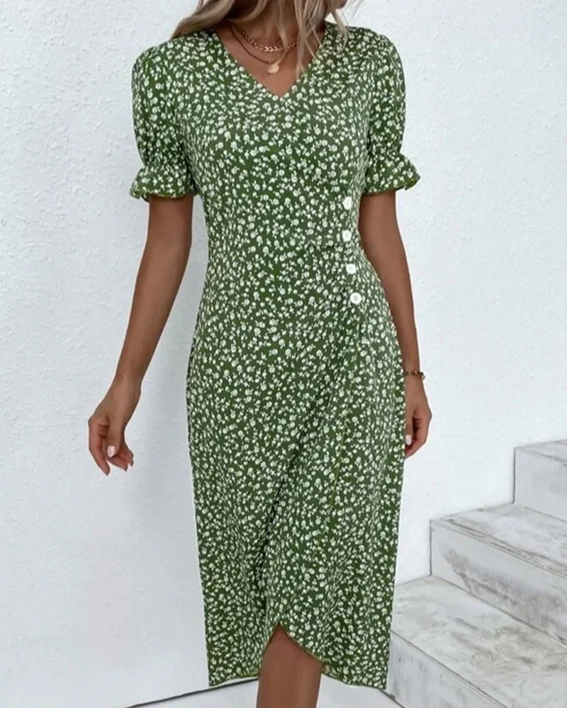 Heidi-Mode | Kleid mit Blumenmuster