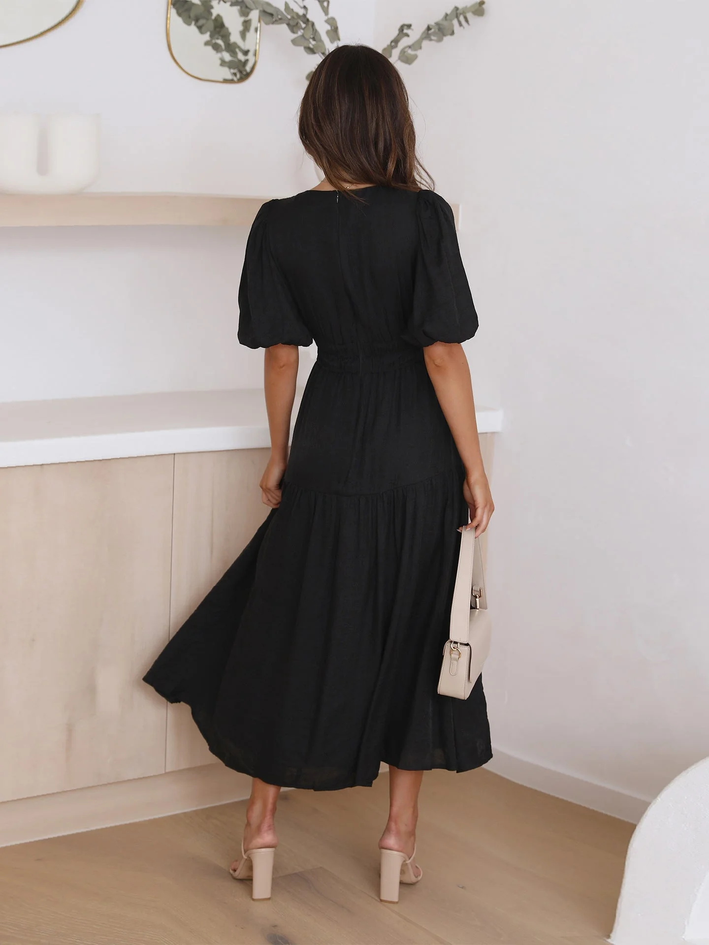 Heidi-Mode | Kleid mit Puffärmeln für Frauen - Image 5