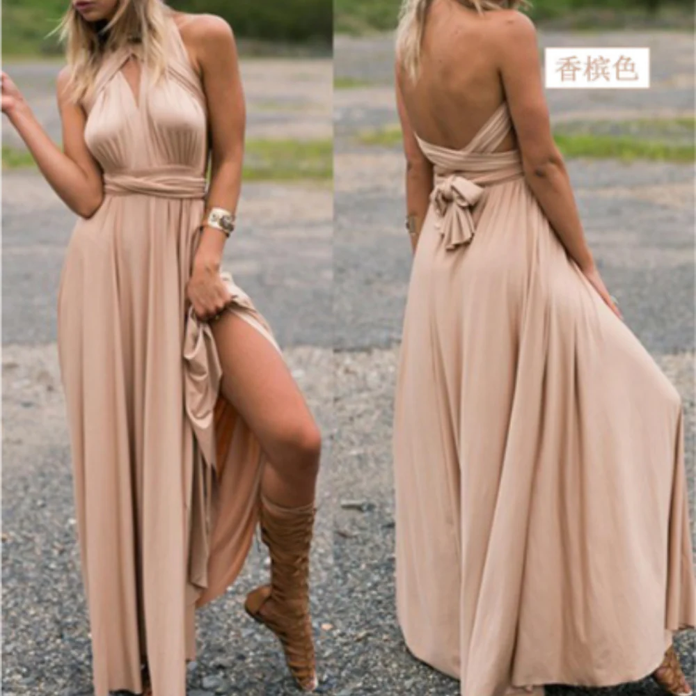 Heidi-Mode | Damen Geformtes Satin Kleid Stylish - Image 5
