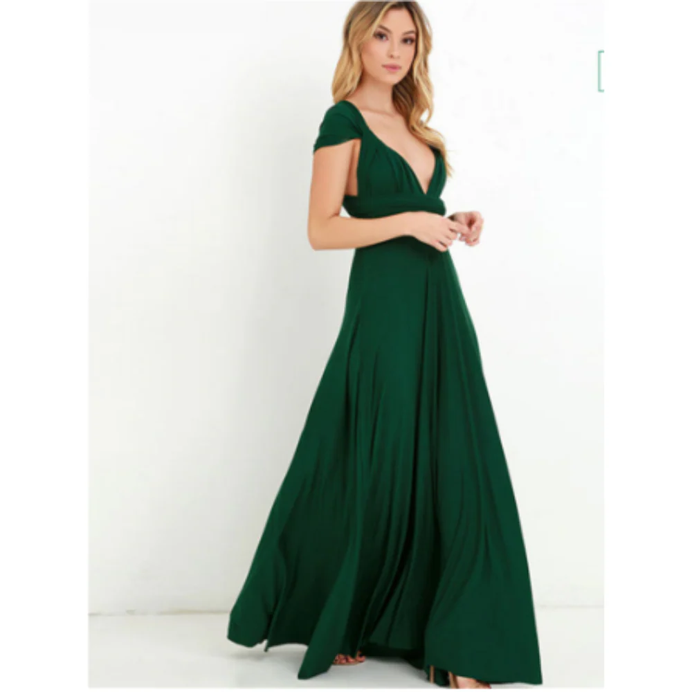 Heidi-Mode | Damen Geformtes Satin Kleid Stylish - Image 6