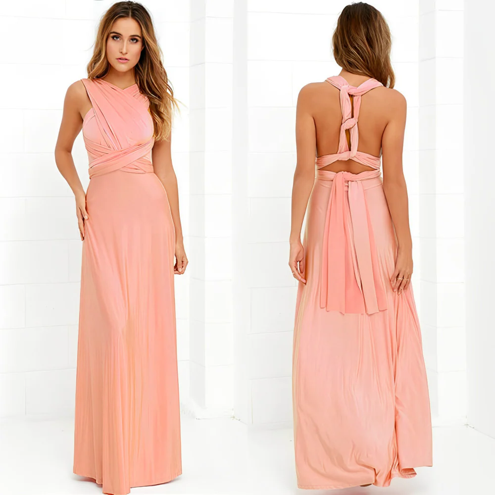 Heidi-Mode | Damen Geformtes Satin Kleid Stylish - Image 9