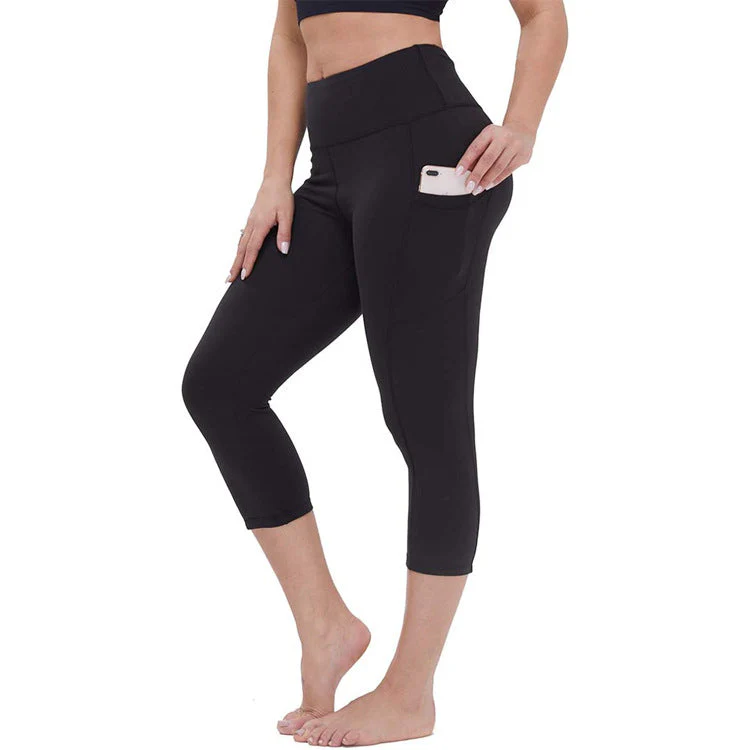 Heidi-Mode | Knie Länge Taschen Capri Leggings 13'' - Image 31