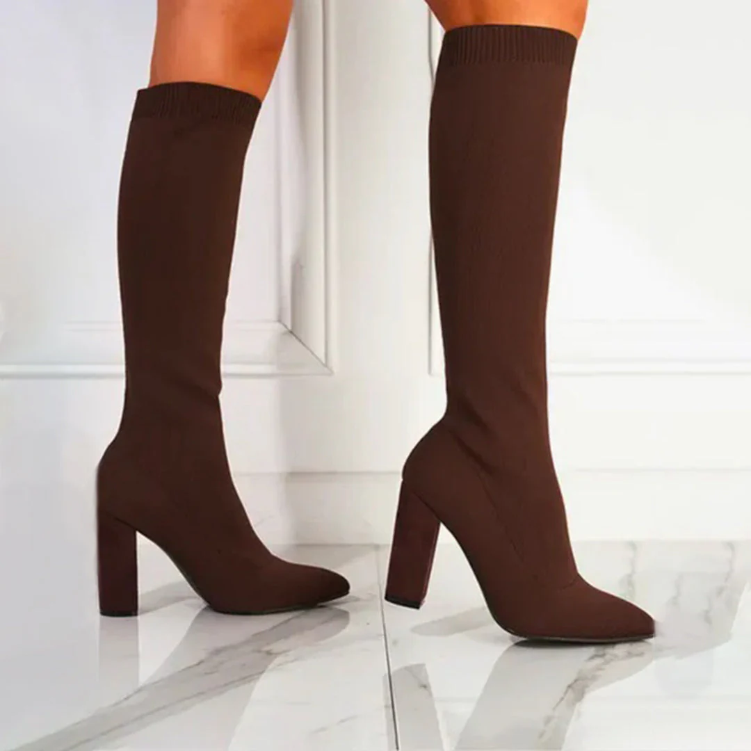 Heidi-Mode | Knielange Sockenstiefel - Image 5