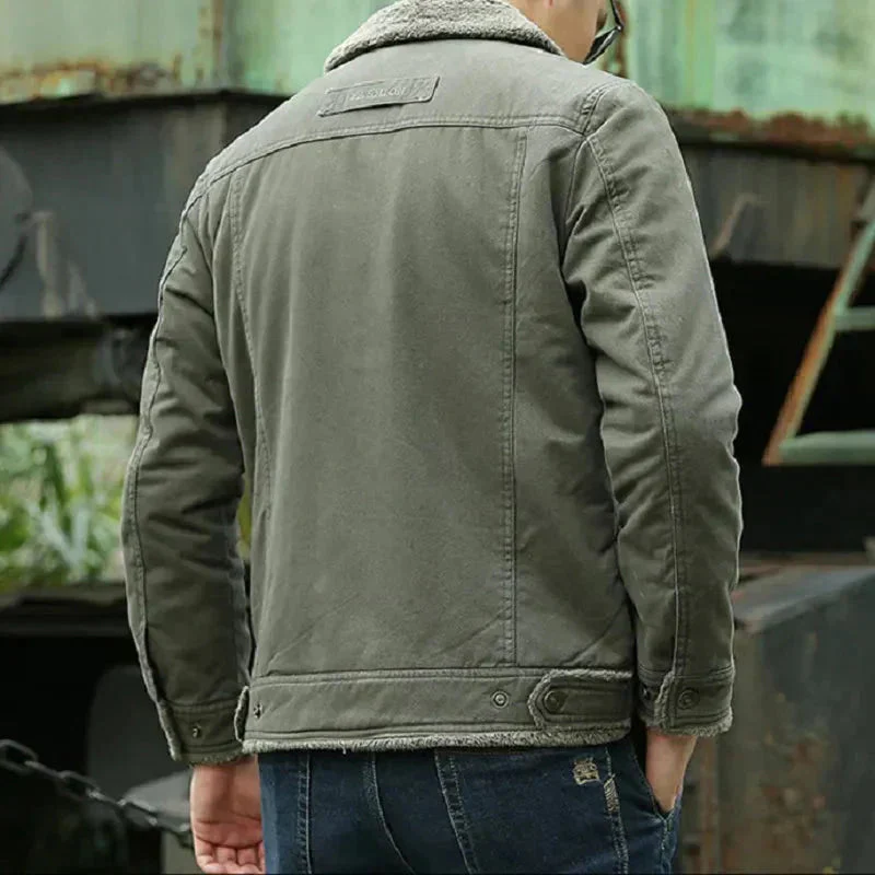 Heidi-Mode | Knöpfe Kragen Sommerjacke Herren - Image 2