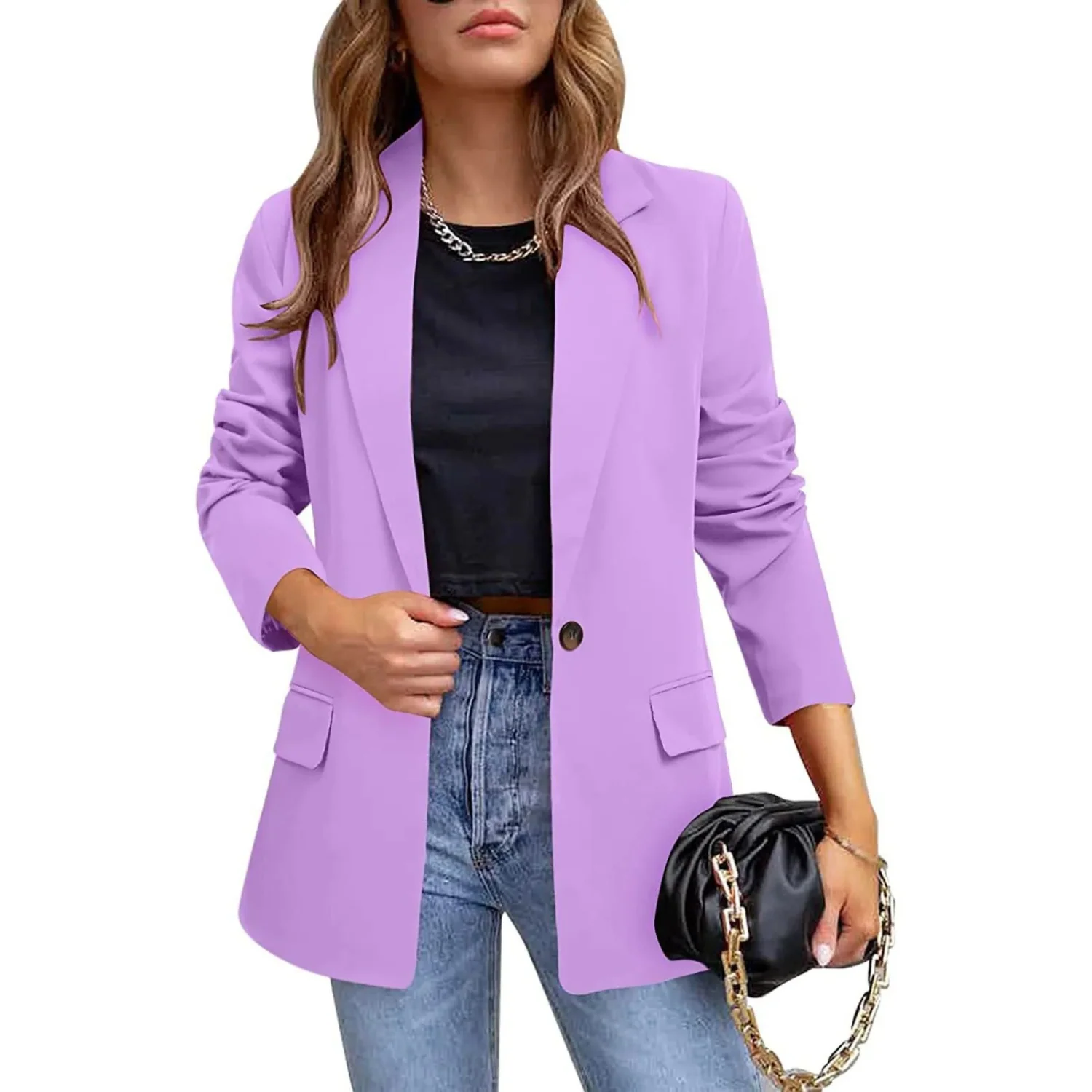 Heidi-Mode | Koreanischer Damenblazer, Slim-Fit-Mantel - Image 3