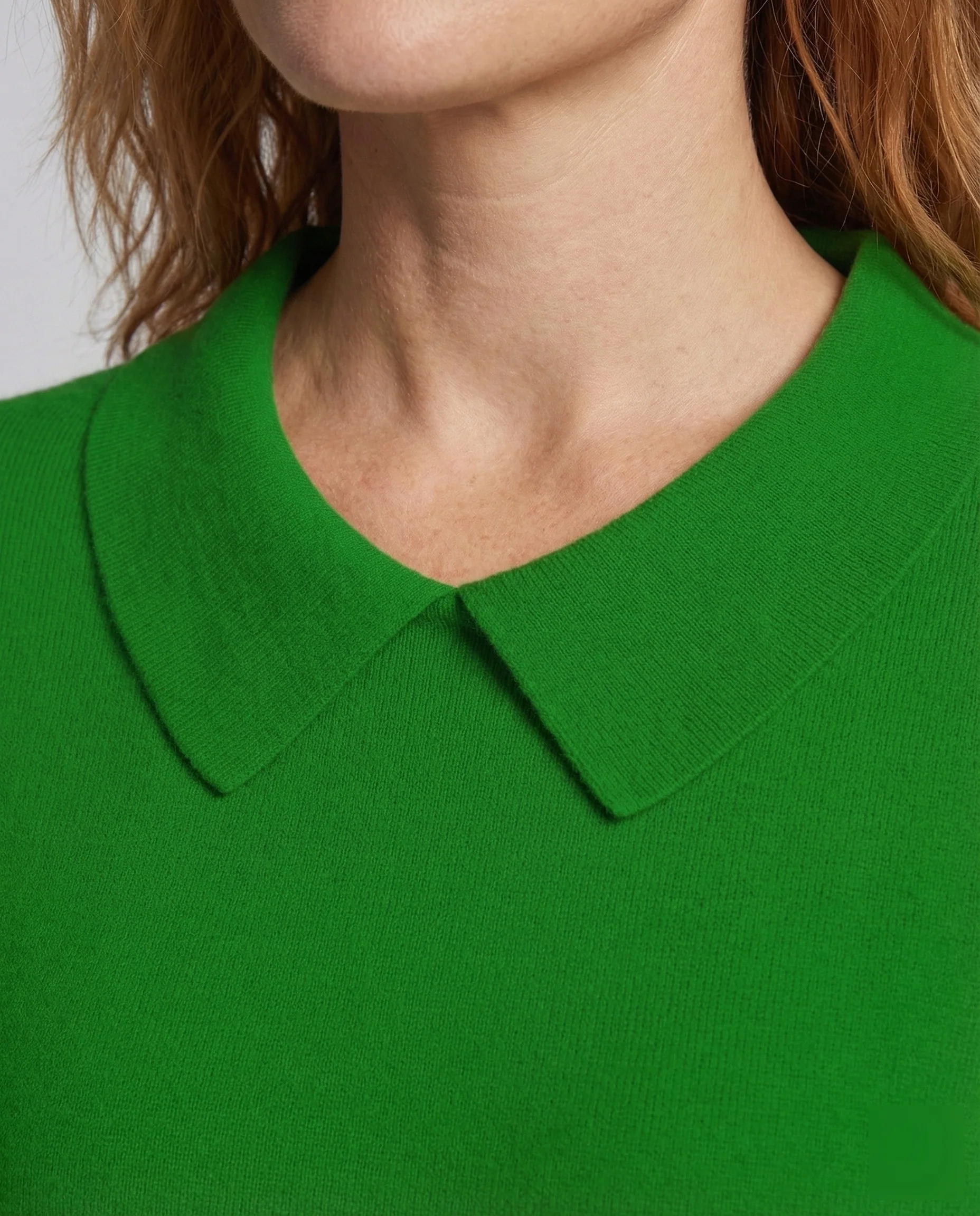 Damen Strickpullover mit Peter Pan Kragen & Lockere Passform | Heidi-Mode - Image 4