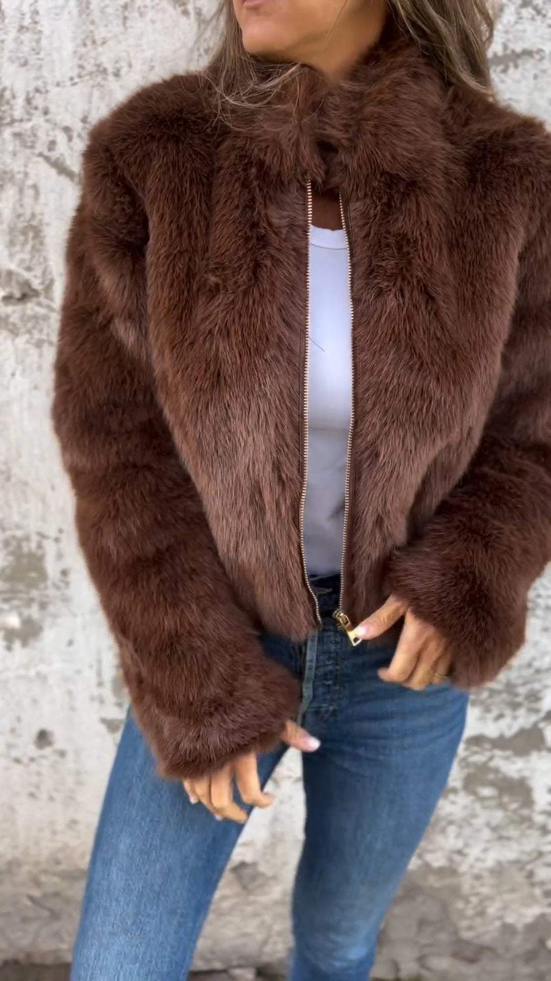 Heidi-Mode | Kunstfell-Jacke - Image 2