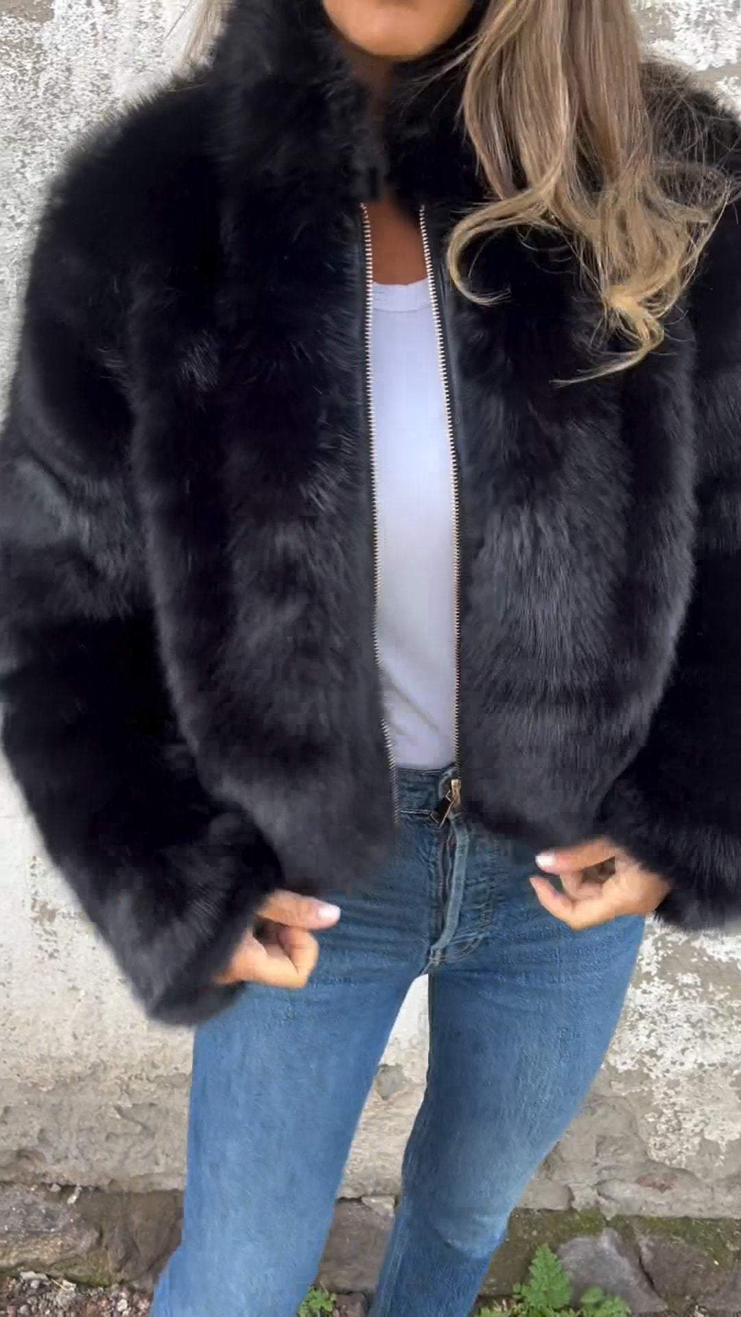 Heidi-Mode | Kunstfell-Jacke - Image 3