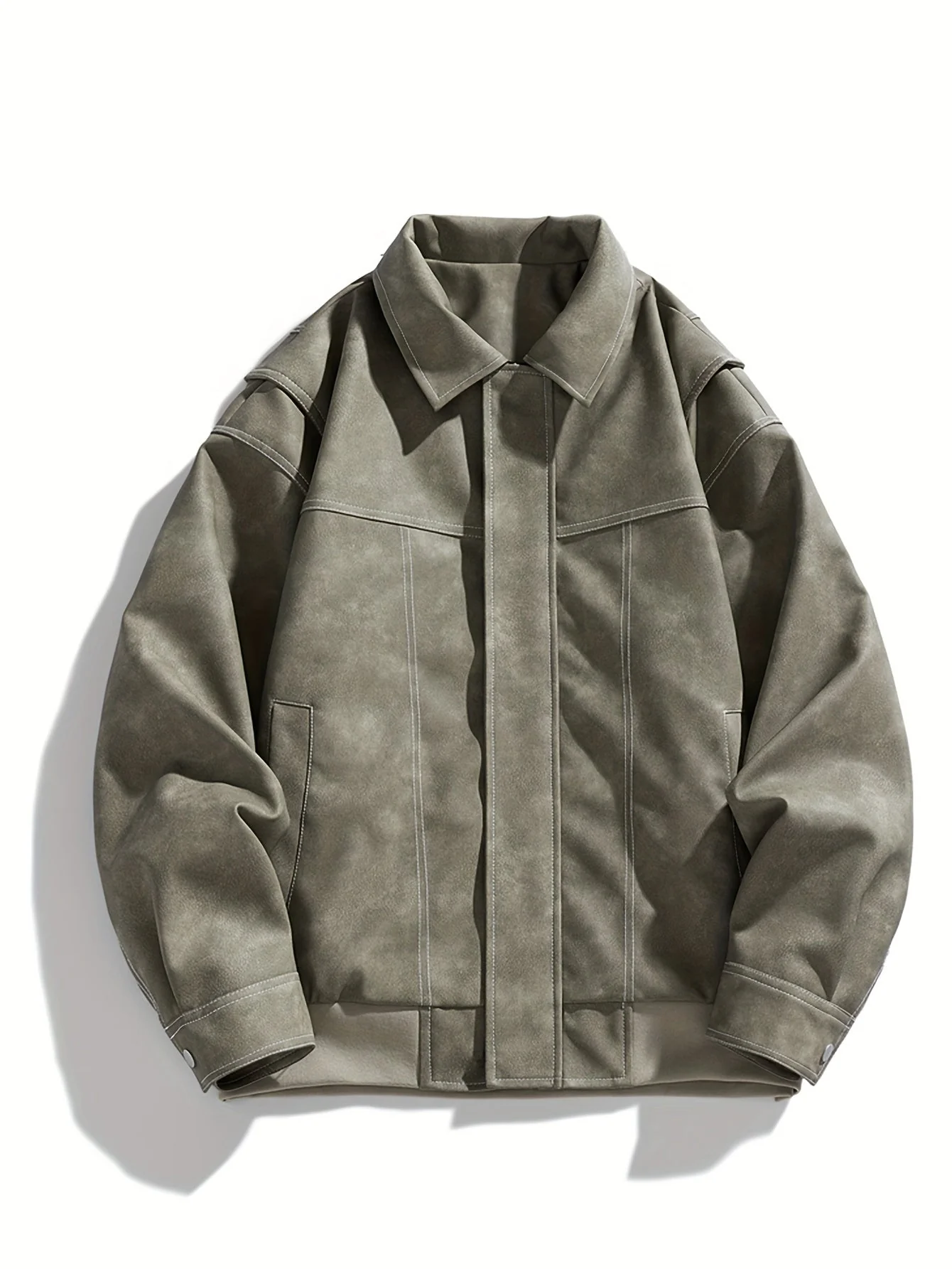 Heidi-Mode | Kunstlederjacke mit Klappkragen und Taschen - Image 10