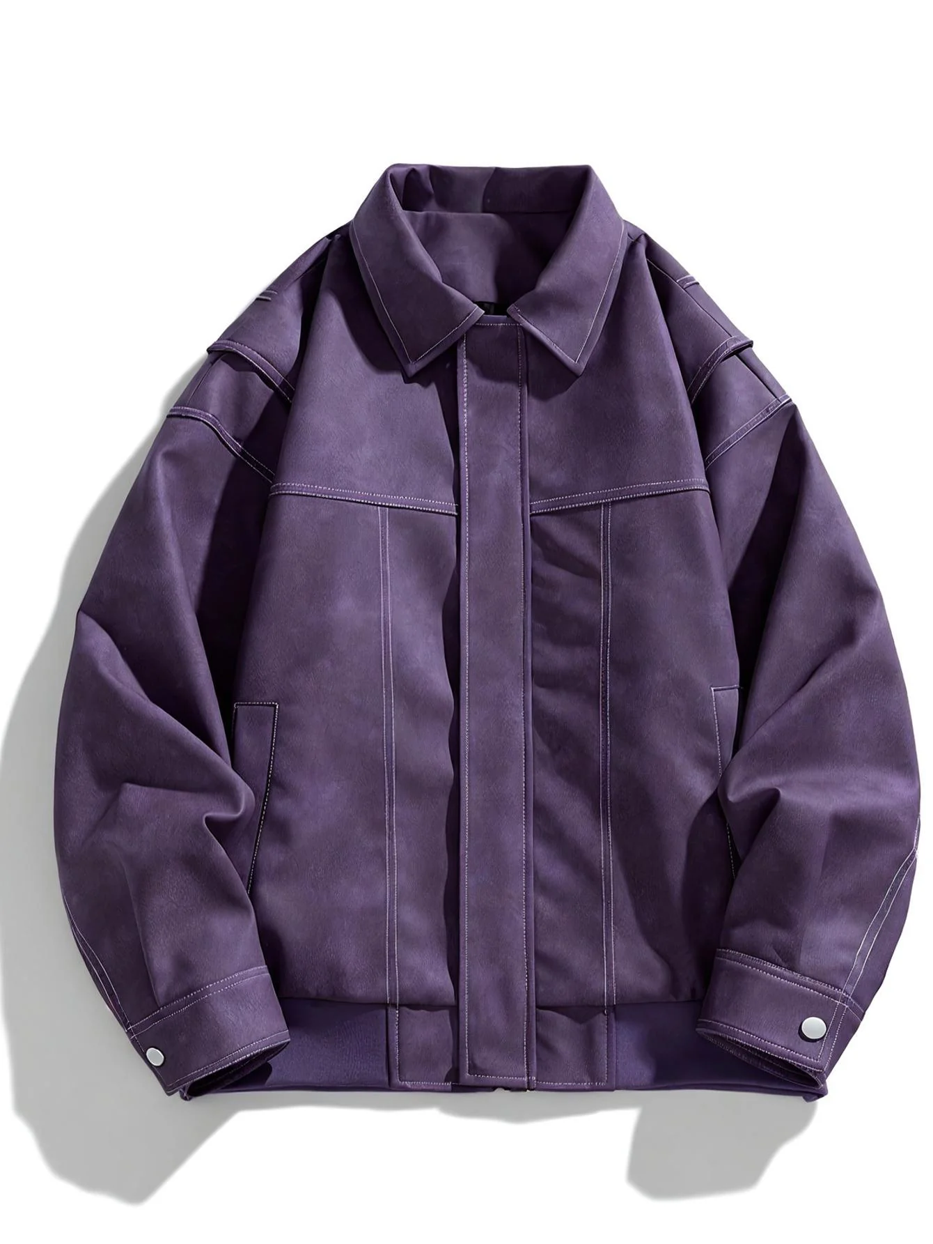 Heidi-Mode | Kunstlederjacke mit Klappkragen und Taschen - Image 12