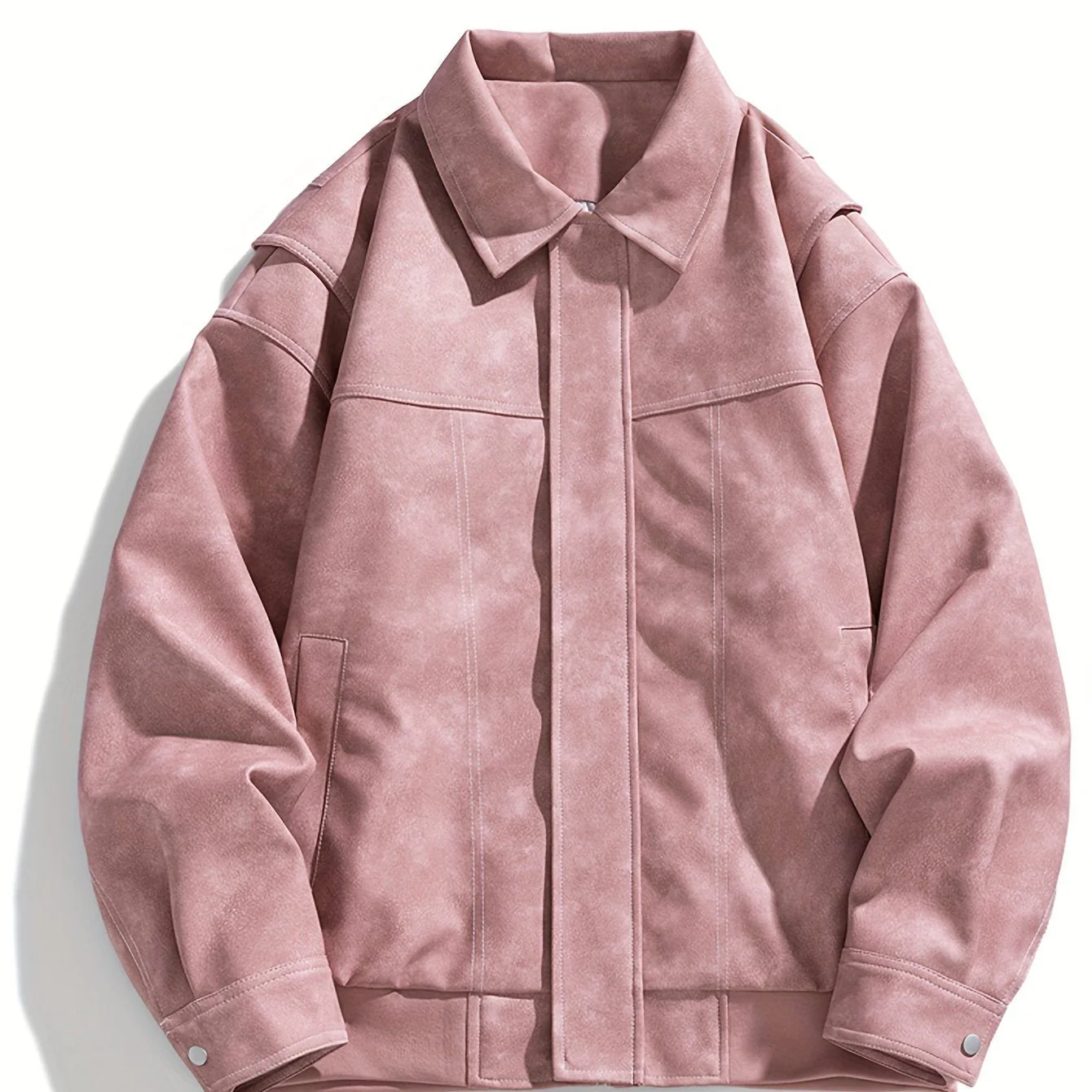 Heidi-Mode | Kunstlederjacke mit Klappkragen und Taschen - Image 4