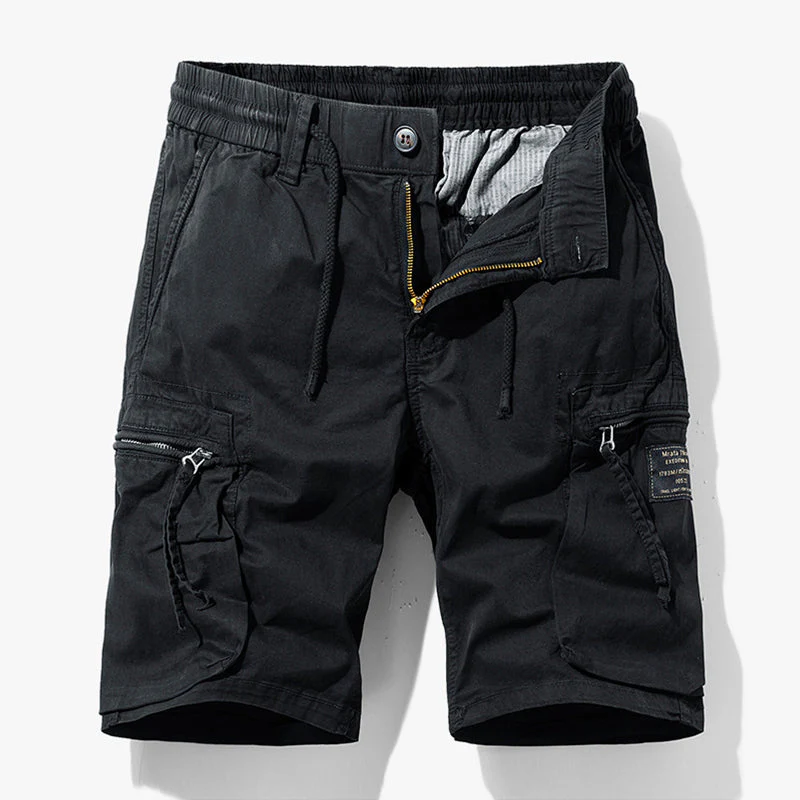 Heidi-Mode | Kurze Hose Sommer Cargo Shorts für Herren Praktische Taschen - Image 4