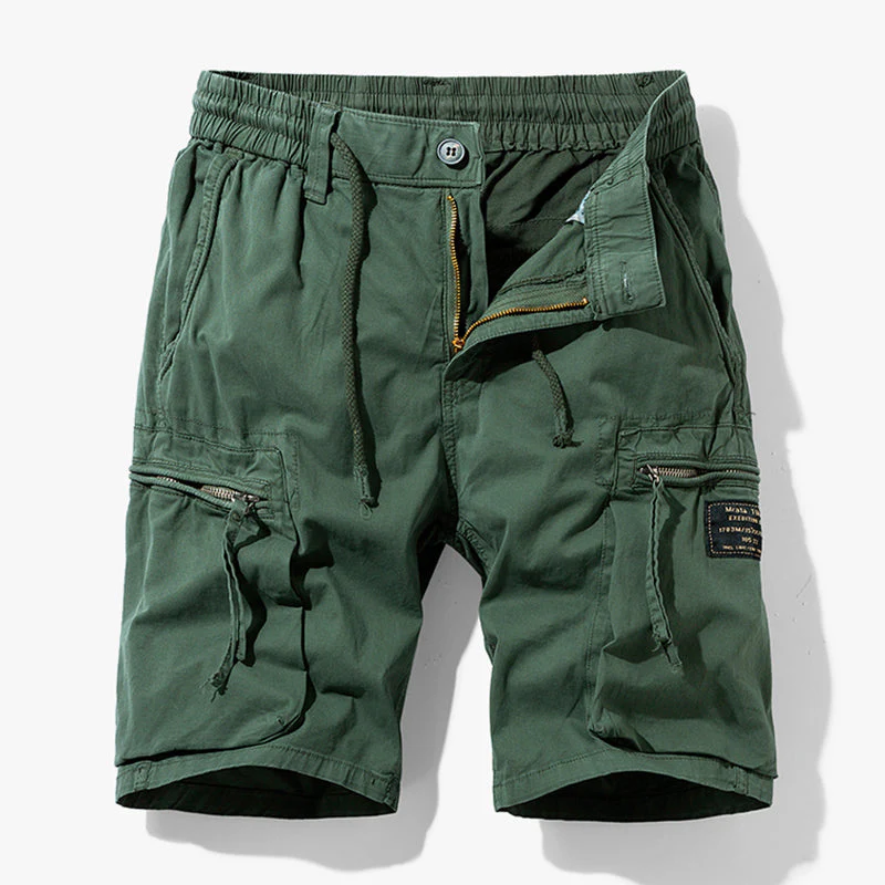 Heidi-Mode | Kurze Hose Sommer Cargo Shorts für Herren Praktische Taschen - Image 5