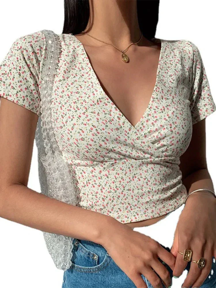 Heidi-Mode | Kurzes Sommer Topmuster - Image 5