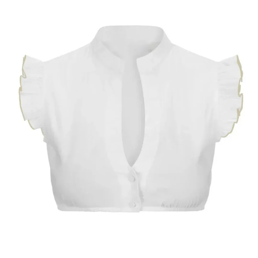 Heidi-Mode | Kurzärmelige Dirndlbluse für Frauen - Image 3