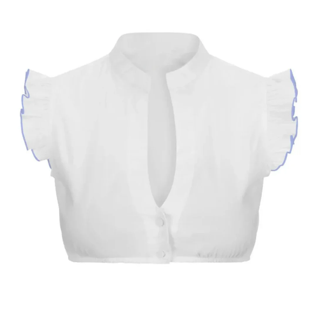 Heidi-Mode | Kurzärmelige Dirndlbluse für Frauen - Image 4
