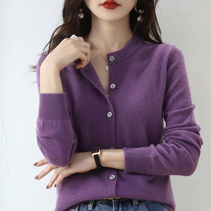Heidi-Mode | Kuschelige Strickjacke mit Feinem Muster - Image 15