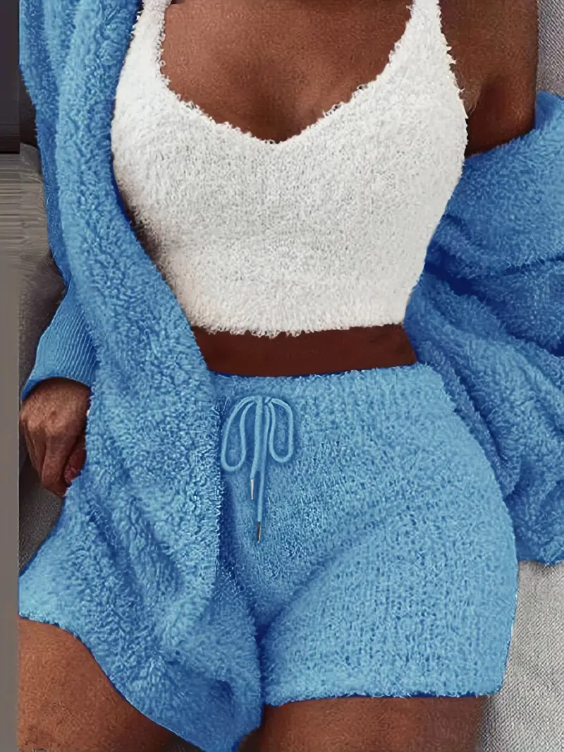 Heidi-Mode | Kuschelige, Weiche Damen Pyjama Set mit Verschiedenen Farben - Image 7