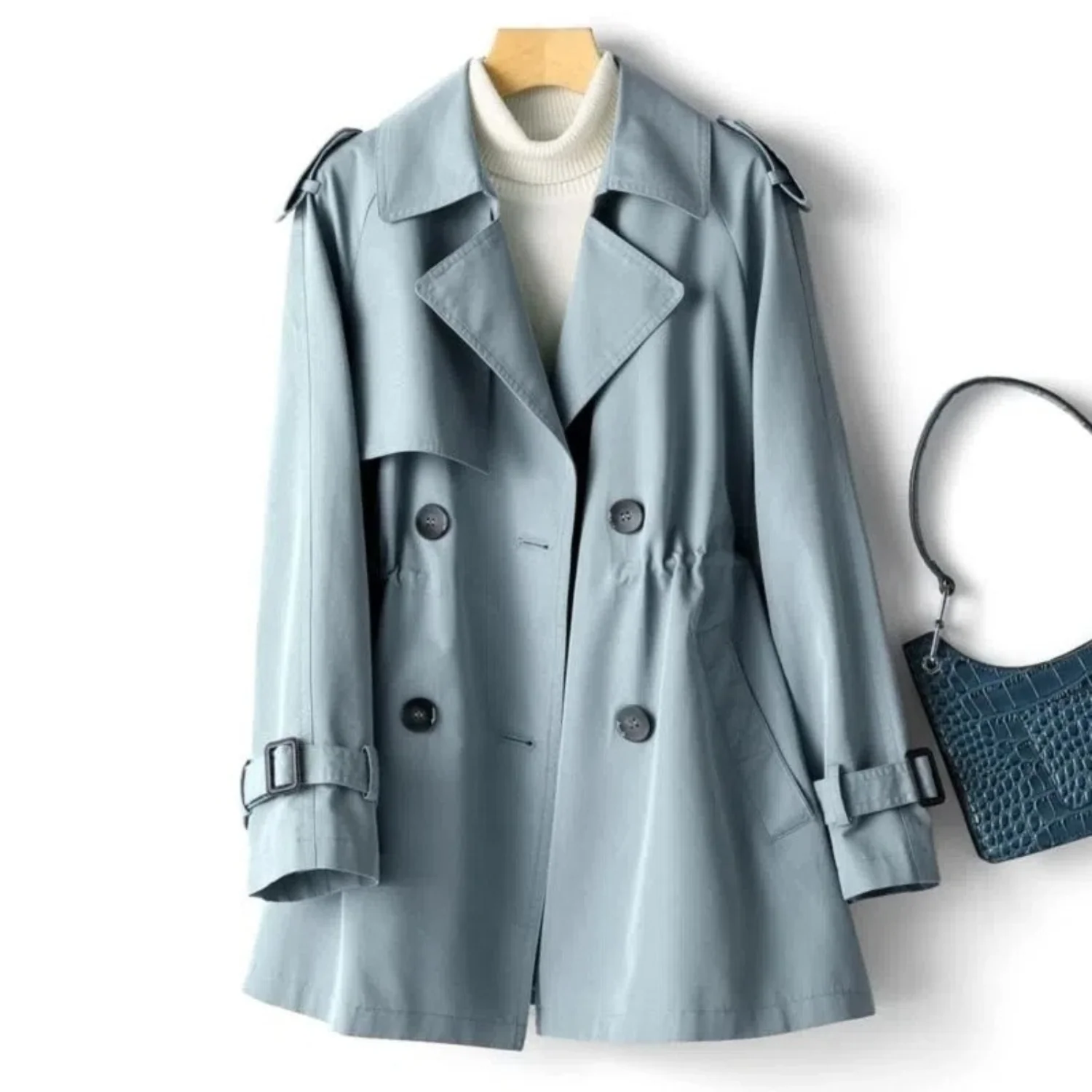 Heidi-Mode | Trendy Langer Damen-Trenchcoat - Image 2
