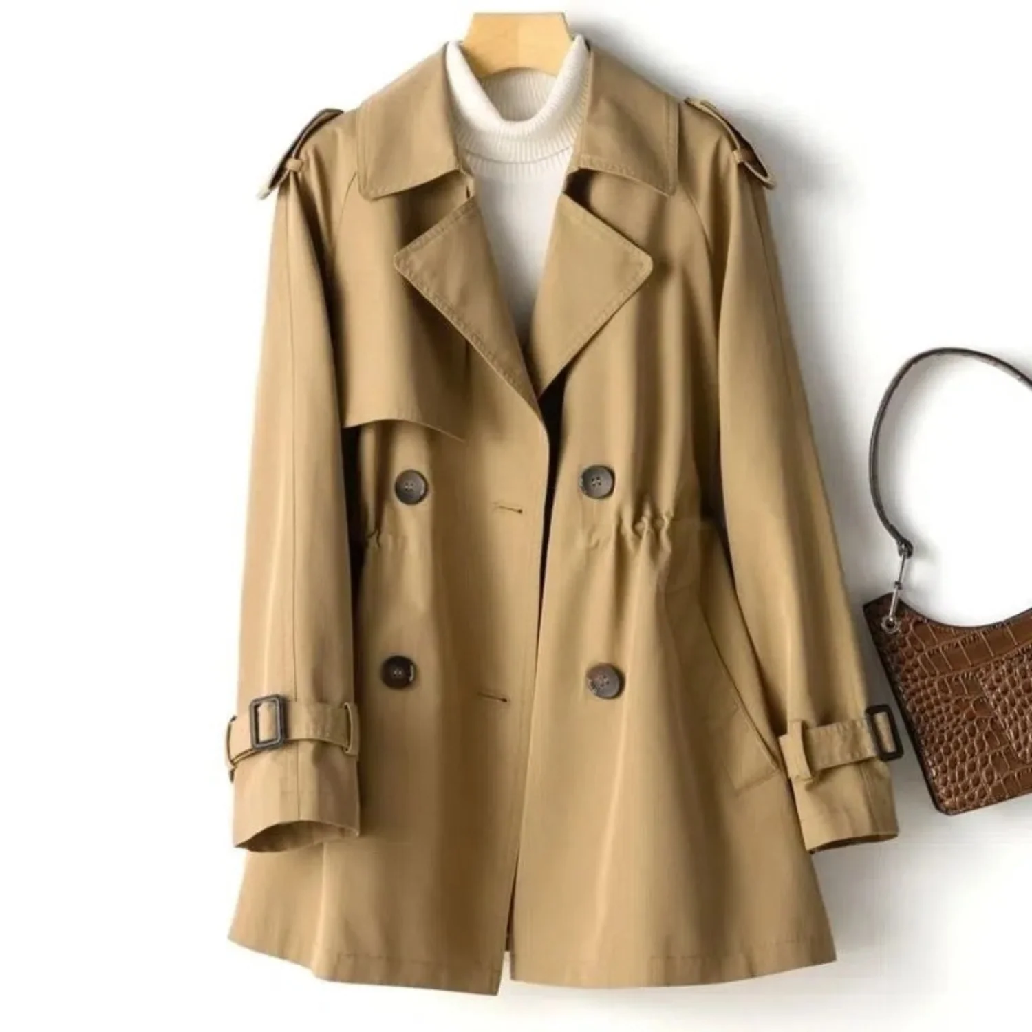Heidi-Mode | Trendy Langer Damen-Trenchcoat - Image 4