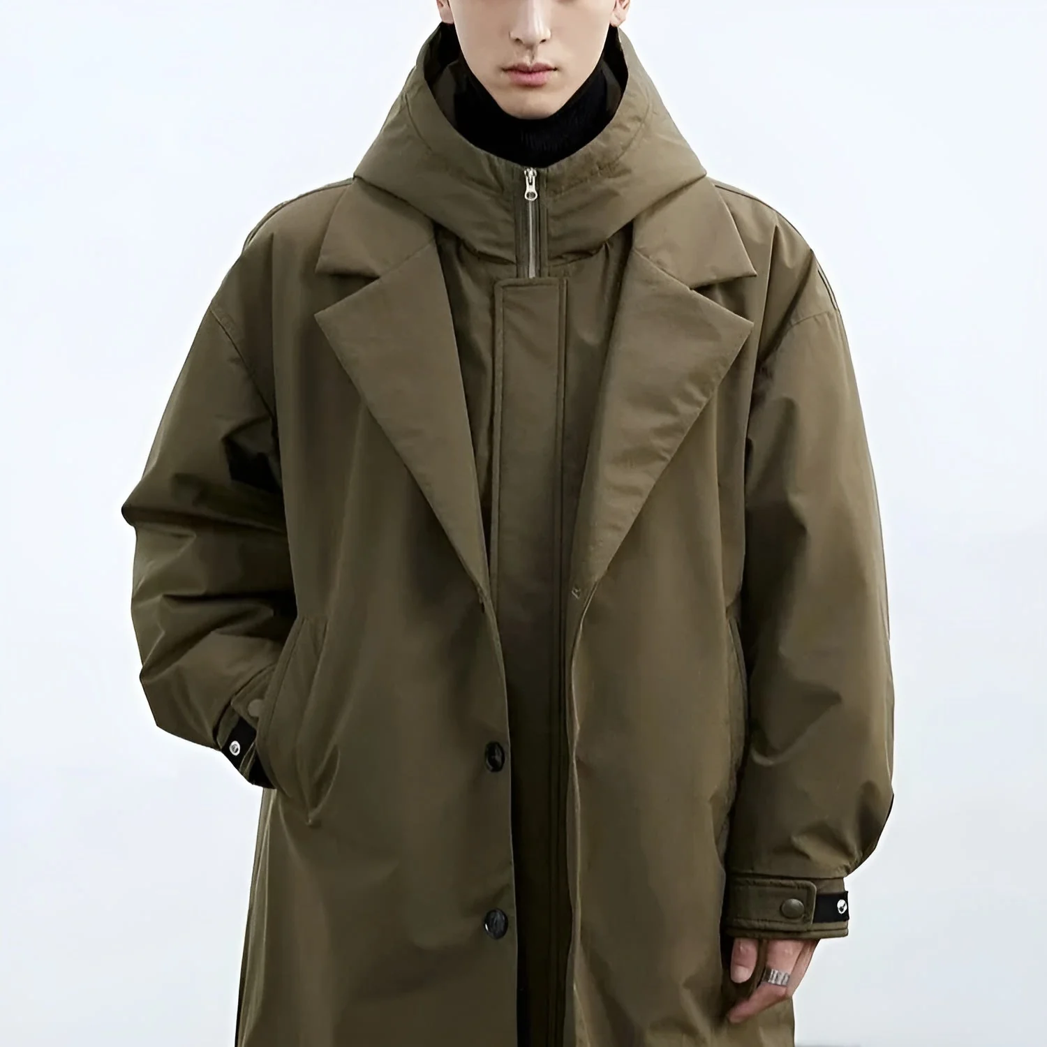 Heidi-Mode | Lange Regenjacke - Perfekt für Outdoor & Alltag - Image 5