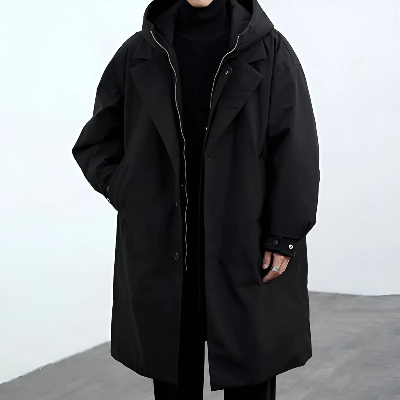 Heidi-Mode | Lange Regenjacke - Perfekt für Outdoor & Alltag - Image 6