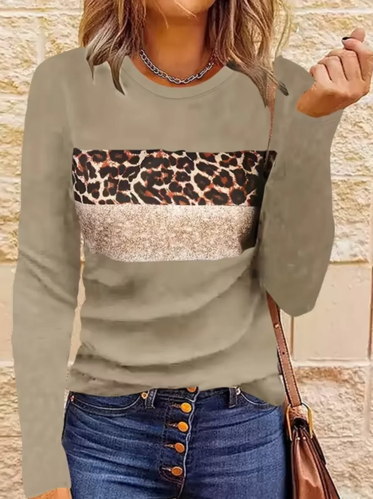 Heidi-Mode | Langarm-T-Shirt mit Leopardenmuster - Image 10