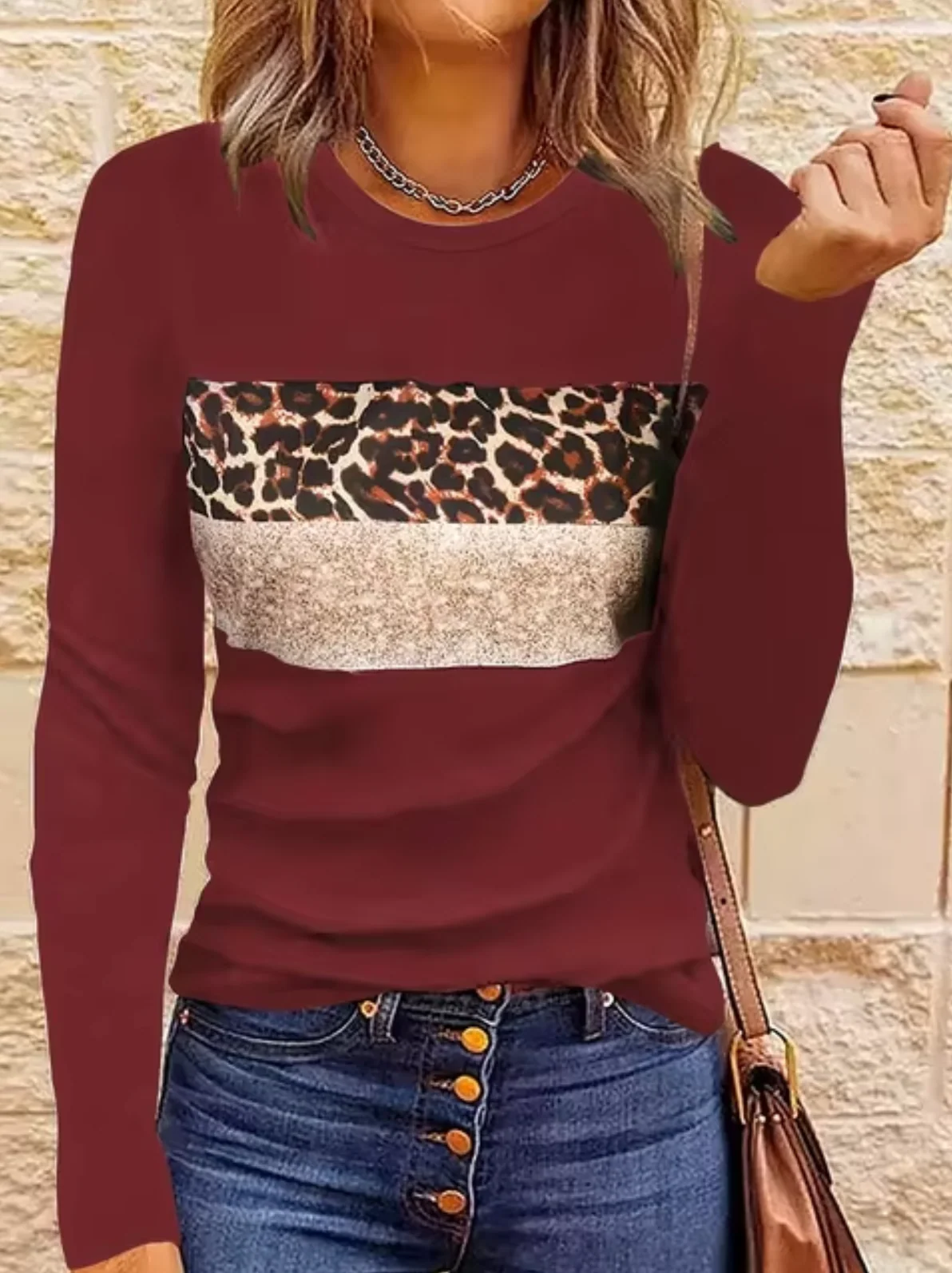 Heidi-Mode | Langarm-T-Shirt mit Leopardenmuster - Image 11