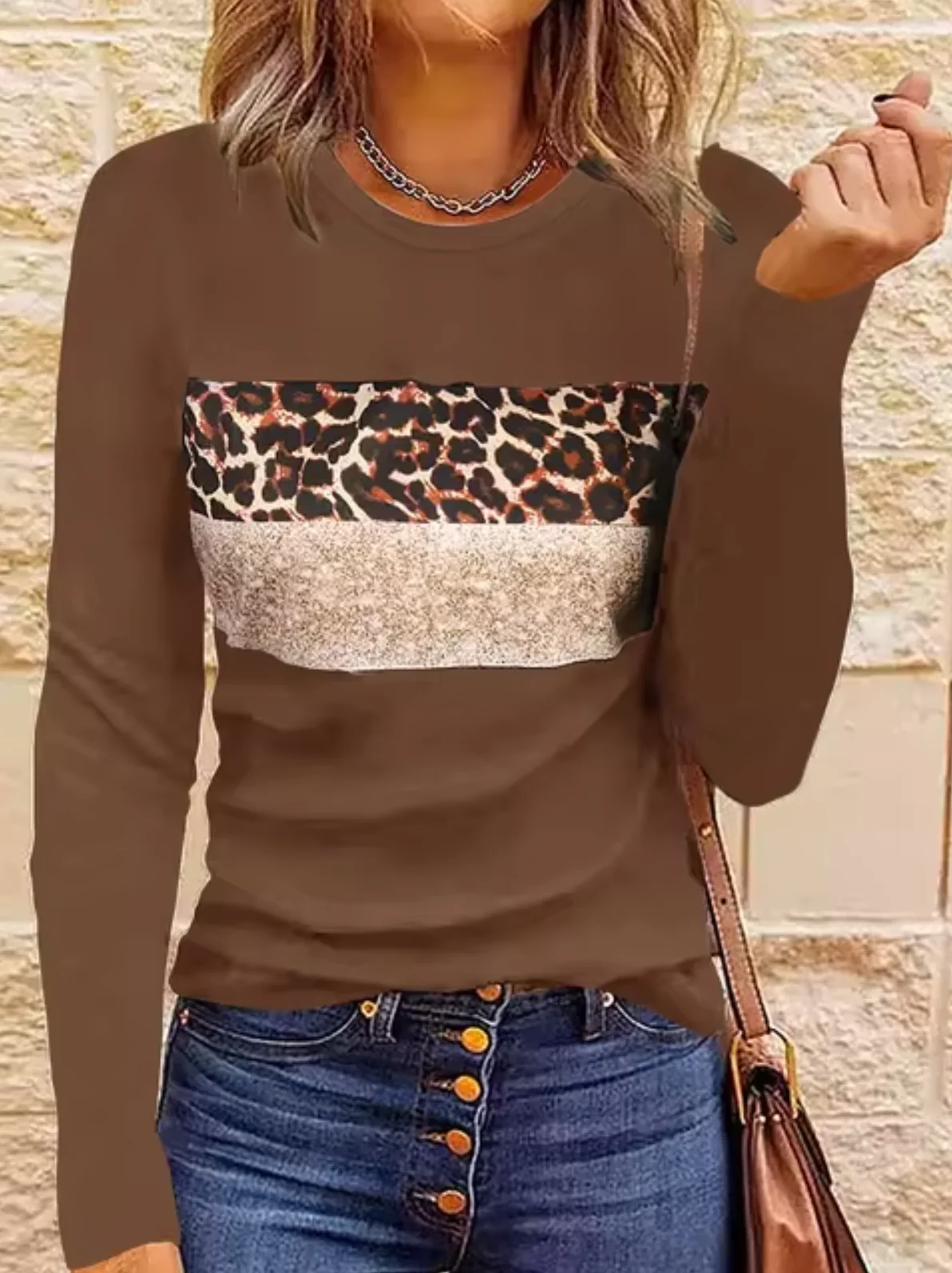 Heidi-Mode | Langarm-T-Shirt mit Leopardenmuster - Image 2