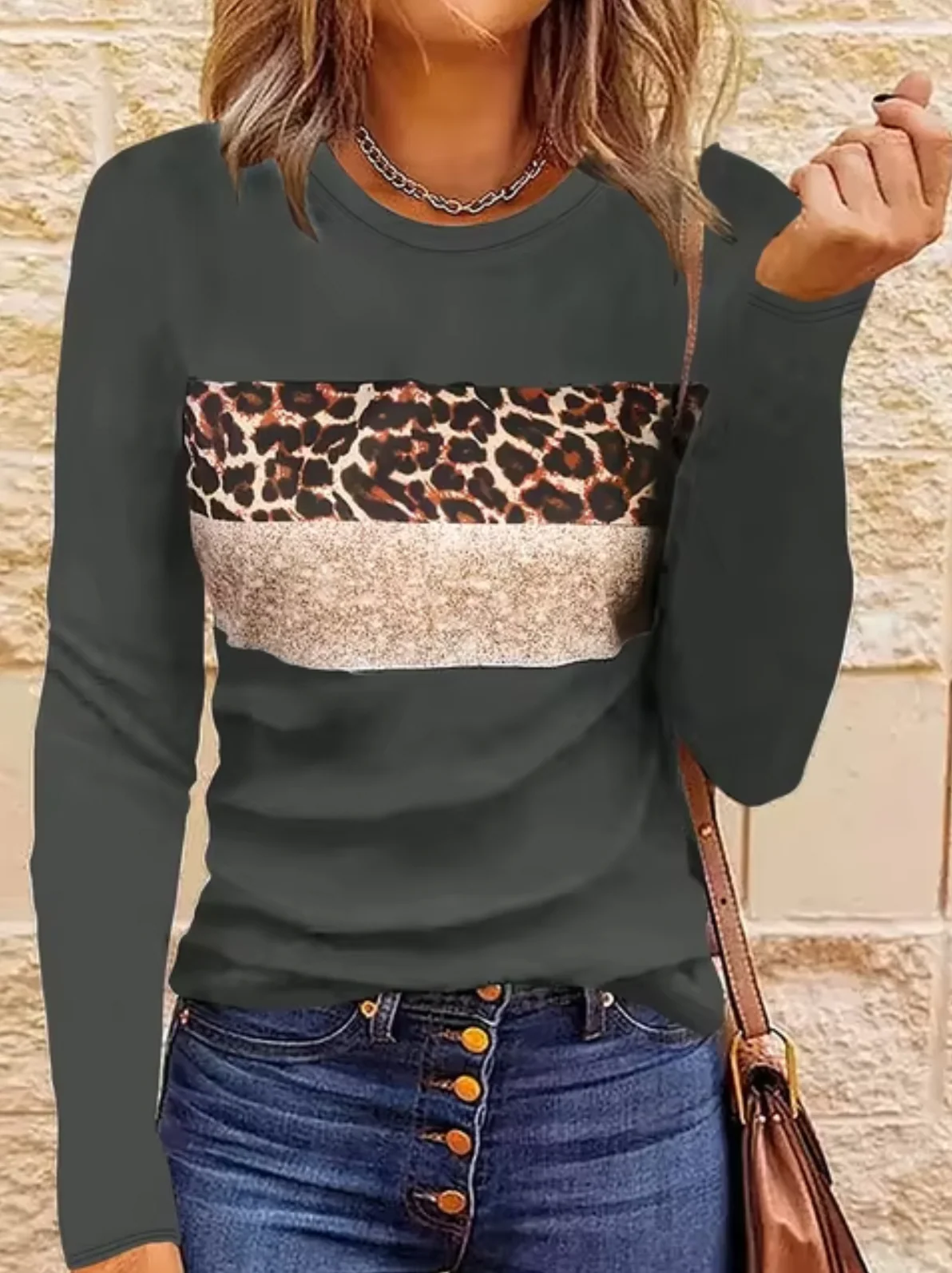 Heidi-Mode | Langarm-T-Shirt mit Leopardenmuster - Image 7