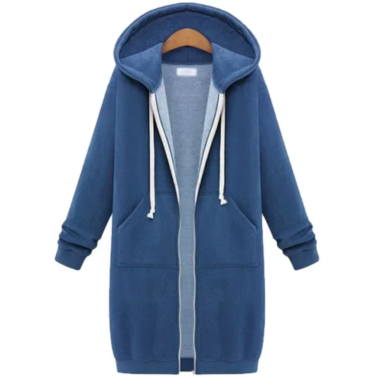 Heidi-Mode | Lange Kapuzenjacke