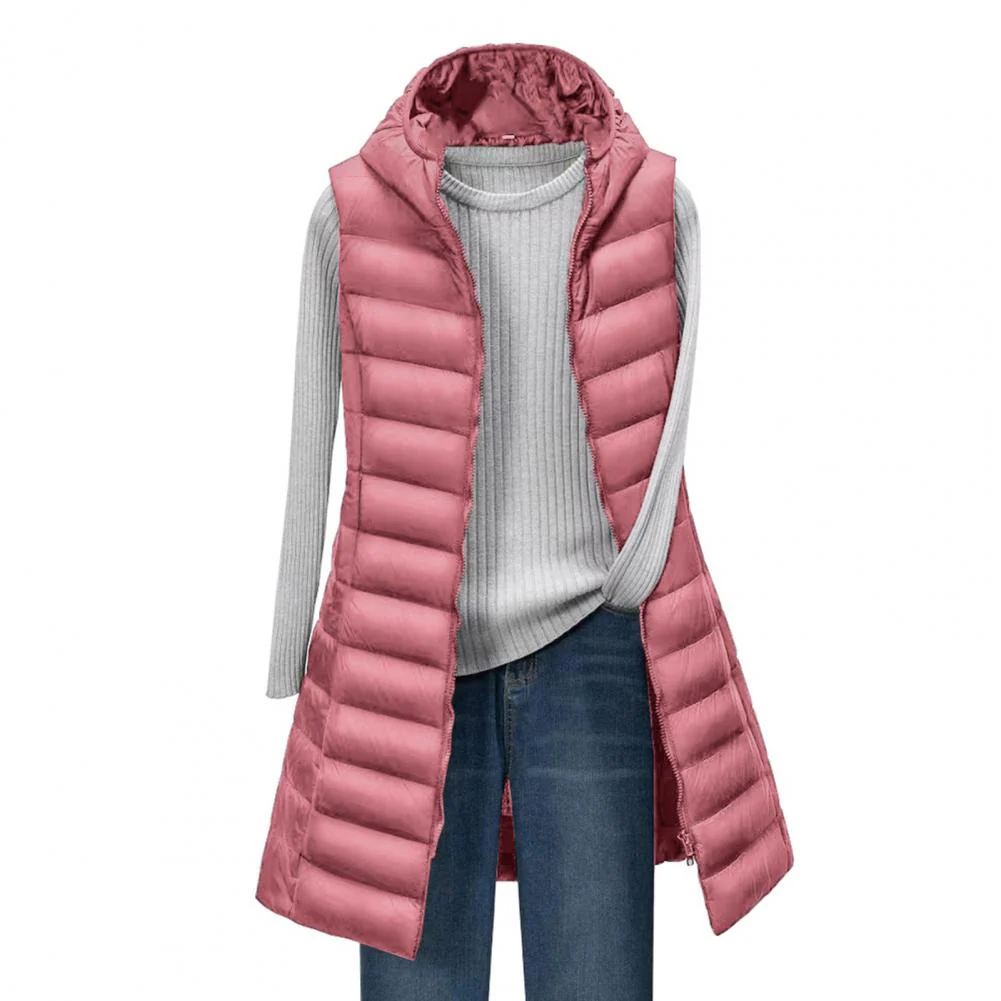 Heidi-Mode | Langer Bodywarmer Bequeme, Elegante, Länger Gefütterte Jacke - Image 7