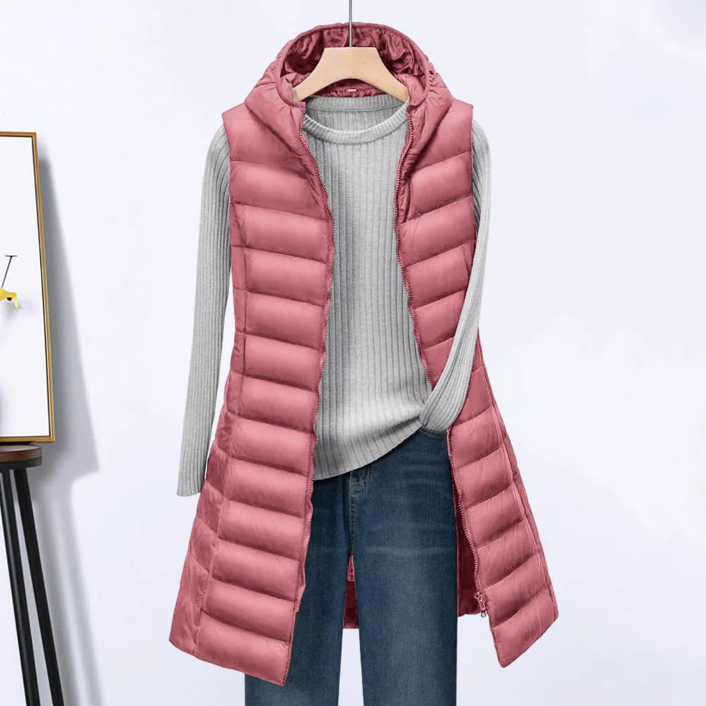 Heidi-Mode | Langer Bodywarmer Bequeme, Elegante, Länger Gefütterte Jacke - Image 8