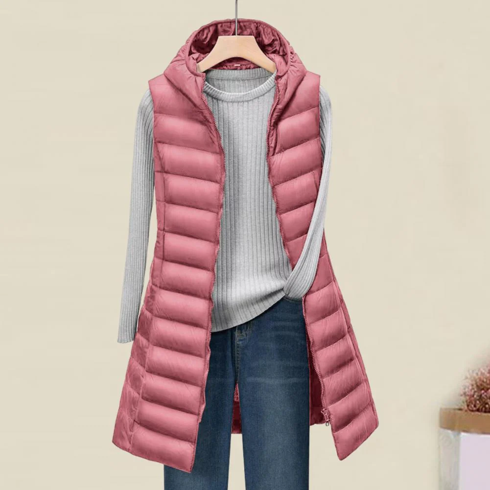 Heidi-Mode | Langer Bodywarmer Bequeme, Elegante, Länger Gefütterte Jacke - Image 9