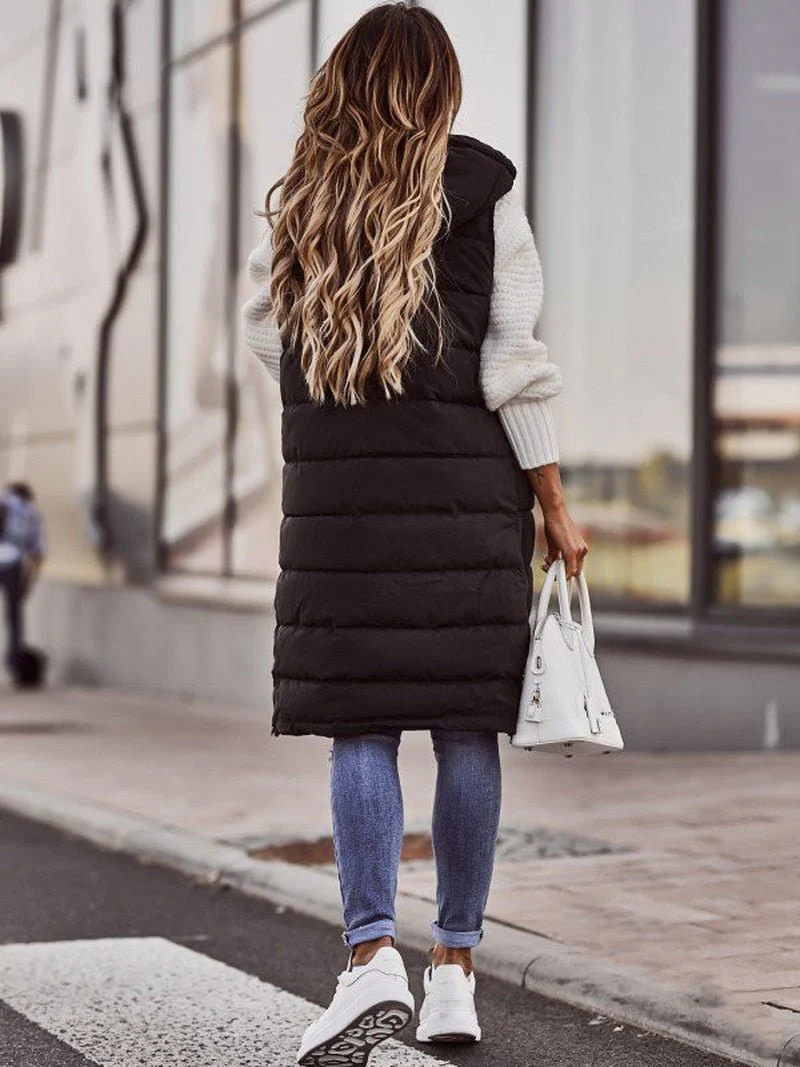 Heidi-Mode | Langer Bodywarmer Weste Camilla - Image 2