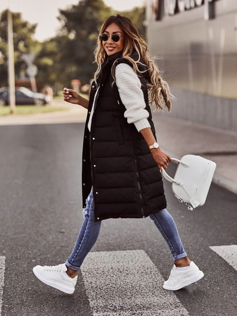 Heidi-Mode | Langer Bodywarmer Weste Camilla - Image 4