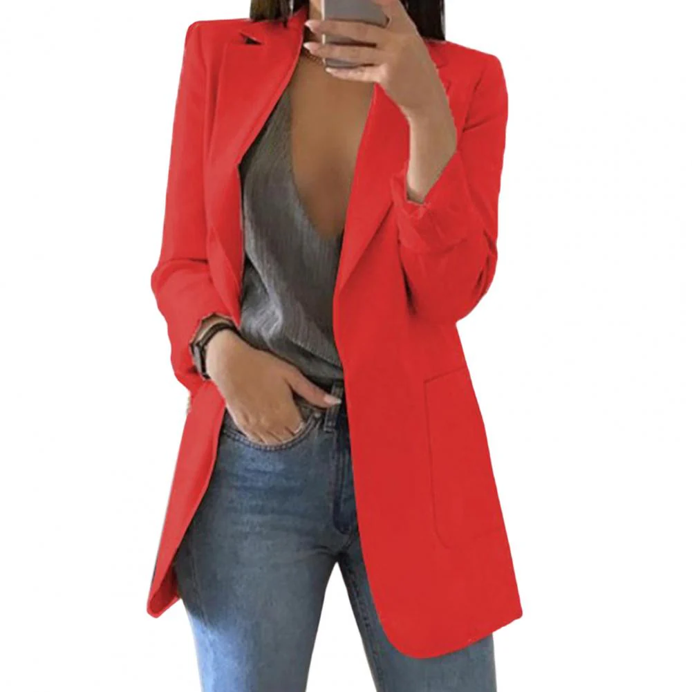 Heidi-Mode | Langer Damenblazer Für Eleganten Look - Image 5