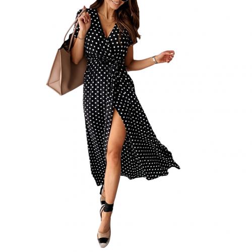 Heidi-Mode | Langes Gepunktetes Kleid - Image 6