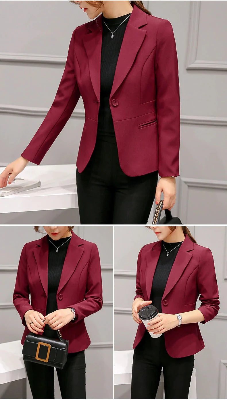 Heidi-Mode | Lässig Taschen Kurz Blazer - Image 10
