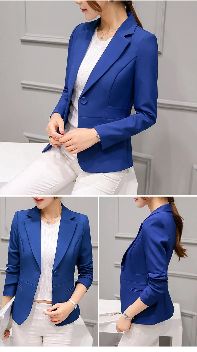 Heidi-Mode | Lässig Taschen Kurz Blazer - Image 11