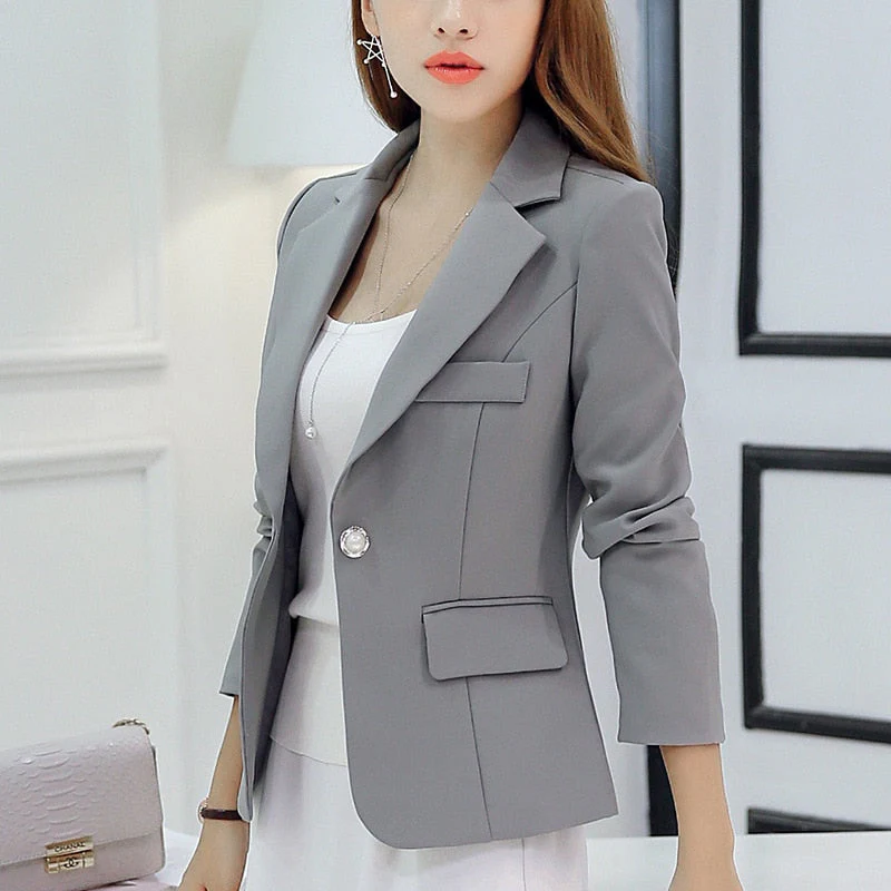 Heidi-Mode | Lässig Taschen Kurz Blazer - Image 13