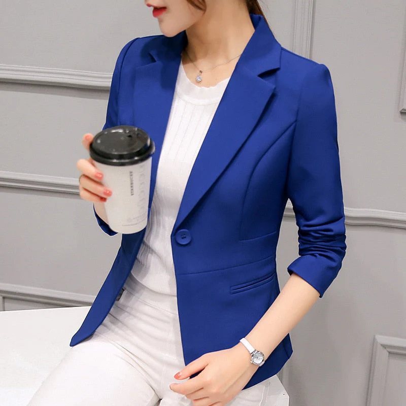 Heidi-Mode | Lässig Taschen Kurz Blazer - Image 5