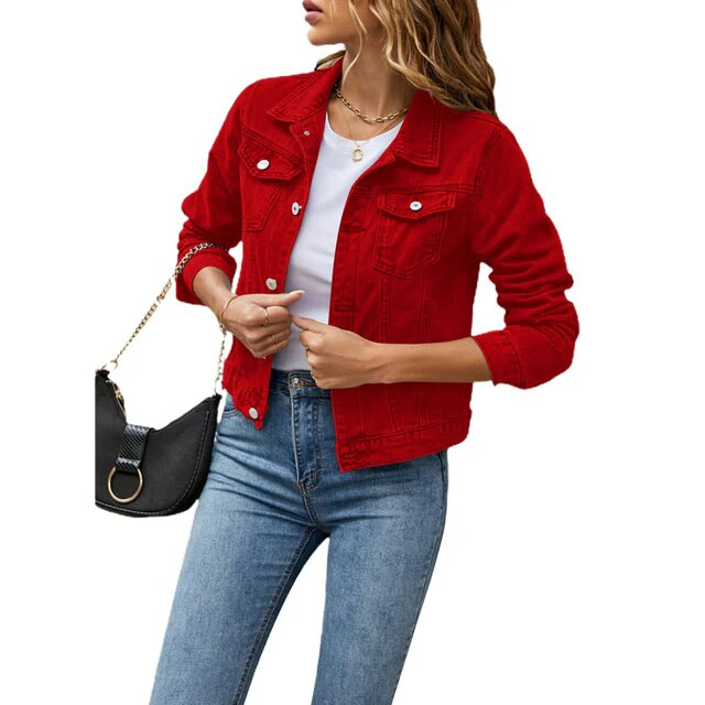 Heidi-Mode | Jacke In Jeansoptik für Damen - Image 5