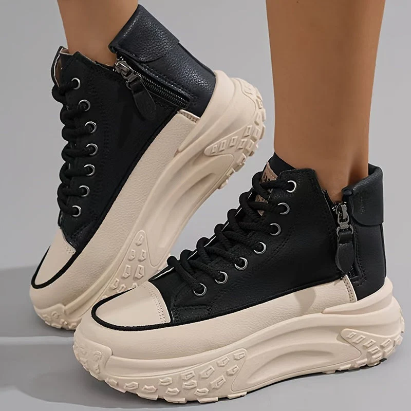Heidi-Mode | Lässige Plateau Knöchelhohe Sneaker - Image 6